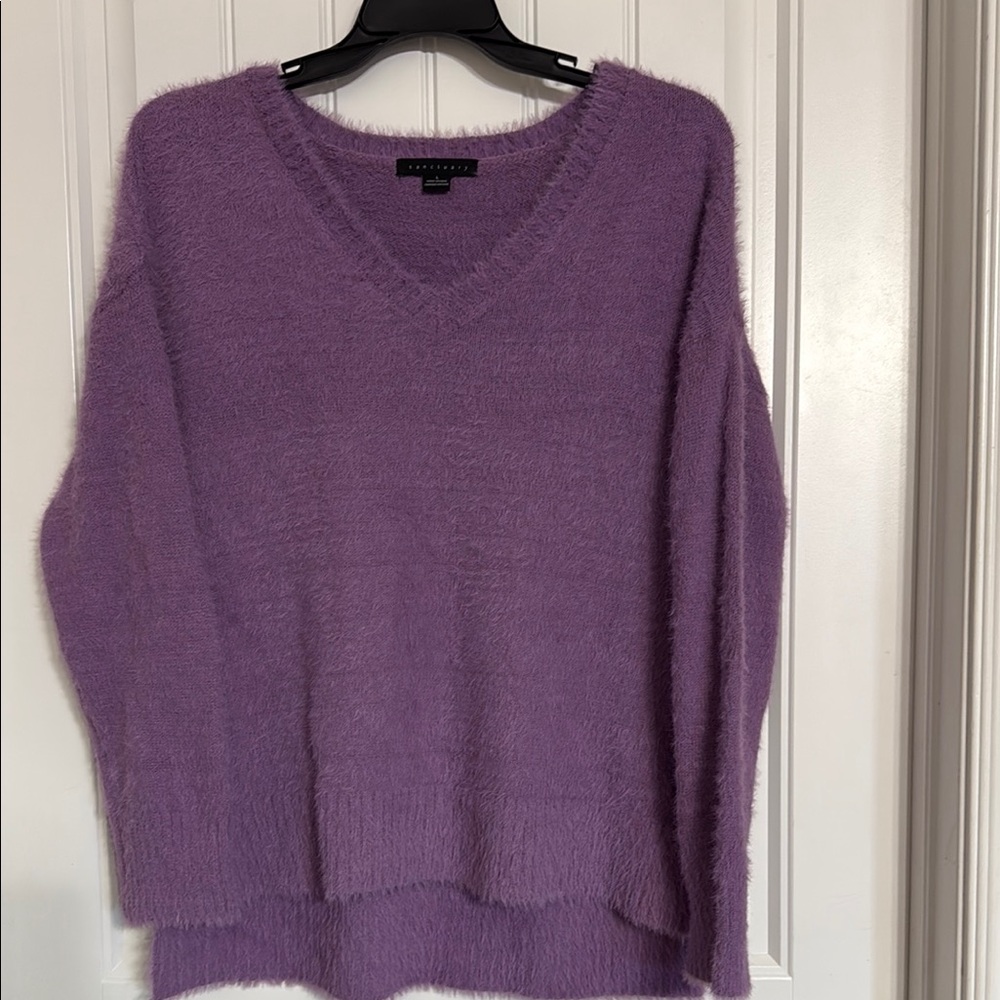 Sanctuary Purple V-Neck Sweater
